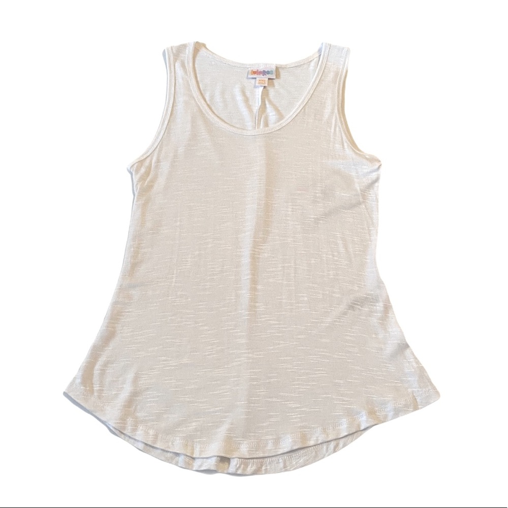 LuLaRoe TANK TOP Size XXS Solid White